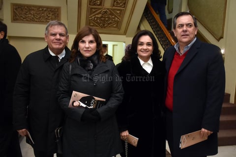 Pablo, Sandra, Verónica y Eduardo