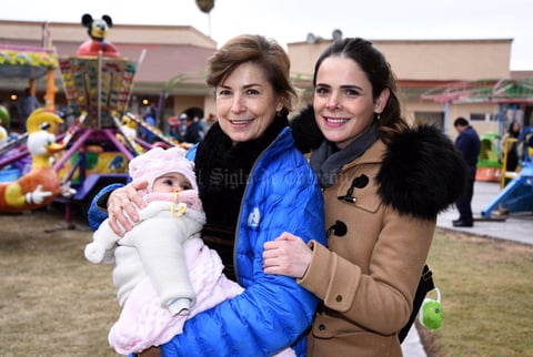 Flora, Jimena y Alessia