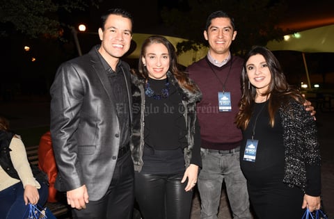 Nacho, Rocío, José Luis y Fer