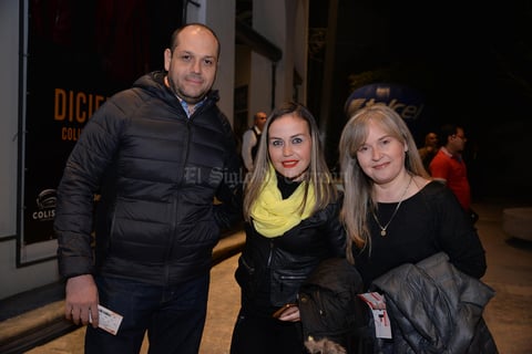 Javier, Sandra y María Estela