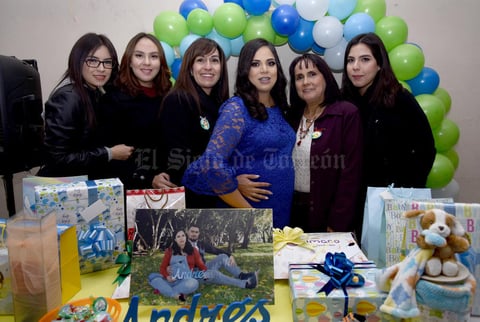 28122017 FIESTA DE CANASTILLA.  Claudia Verónica Valenzuela Rodríguez fue agasajada con un baby shower por parte de Gabriela Rodríguez Sánchez, Verónica Rodríguez Barrón, Pamela y Daniela Ruiz e Isela Valenzuela.