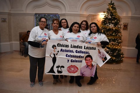 31122017 CHICAS LINDAS LOZANO.  Maripaz, María Eva, Erika, María Elena, Heidi y Verónica.