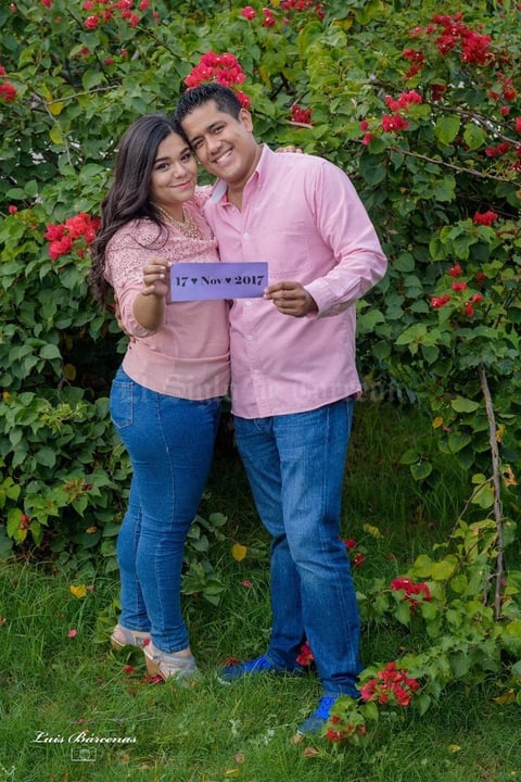 31122017 Dra. Yolanda Nohemí García Méndez y C.P. Víctor Luna Padilla, quienes se casaron el pasado 17 noviembre del presente año. - Estudio Luis Bárcenas
