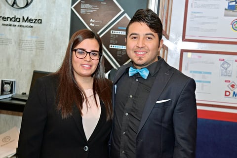 03012018 EN EXPO DE DISEñO.  Miriam y Kalep.