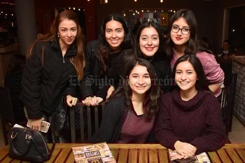 09012018 Erika, Mónica, Mary Fer, Brenda, Vanessa y Andrea.