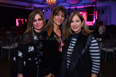 Pilar, Ana Cecilia y Martha