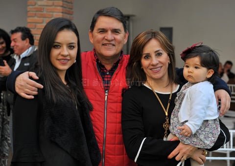 Andrea, Fernando, Pilar y Paula
