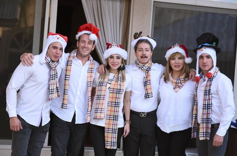 Fer, Juan Diego, Edna, Luis, Edna y Luis