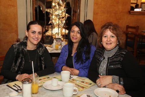 Erika Montenegro, Mely Reveles y Adriana Martínez.