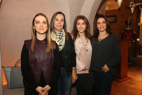 Jessica Díaz, Claudia Patiño, Verónica Ávila y Alejandra Galindo.