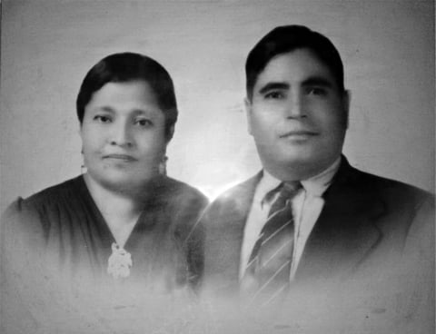 14012018 Paula Flores de Moreno y Don Bartolo Moreno, en 1948.