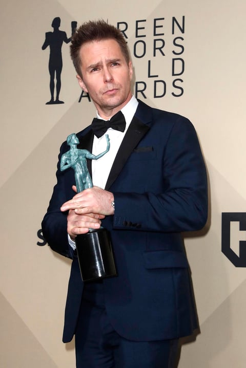 Actor de reparto: Sam Rockwell, Three Billboards Outside Ebbing, Missouri.