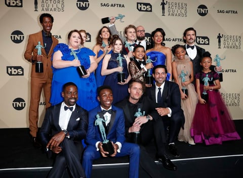 Elenco de una serie de drama: This is Us.