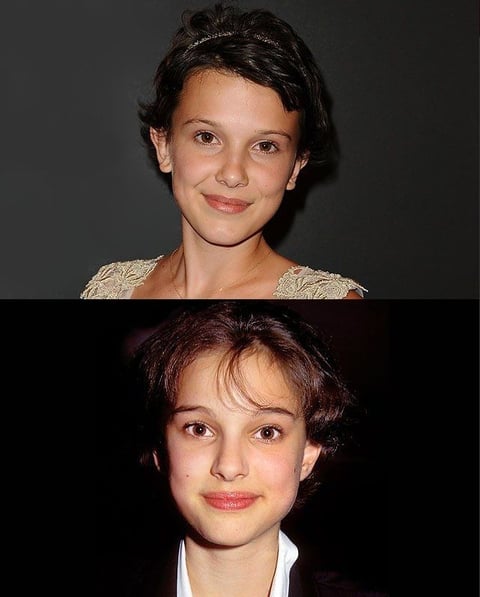 Natalie y Millie comparten también un estilo de actuación semejante.
