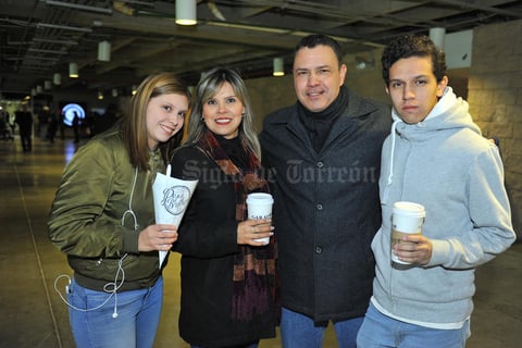 27012018 Marianne, Marcela, Luis Mario y Luis Mario.