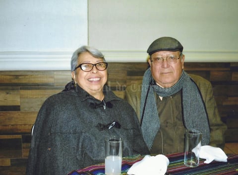 28012018 EN RECIENTE EVENTO.  JosÃ© RamÃ³n OcÃ³n Acosta con su esposa, Beatriz PÃ©rez Aguirre.
