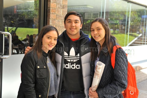 06022018 ESTUDIANTES.  Mónica, Diego y Maríana.
