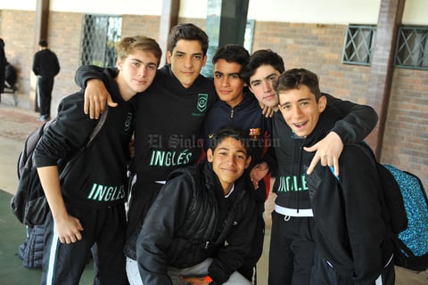 David, Aldo, Memo, José Miguel, Andrés e Isaac