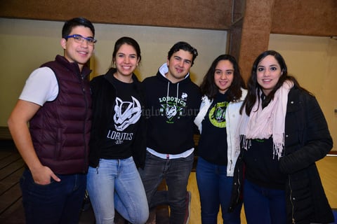 Alejandro, Isabel, Arturo, Luisa y Andrea
