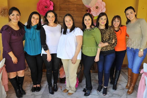 12022018 SERá MAMá EN BREVE.  Lorena Galván el día de su baby shower.