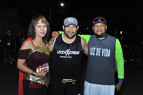 27022018 PARTICIPAN EN CARRERA.  Margarita, Ramón y Omar.