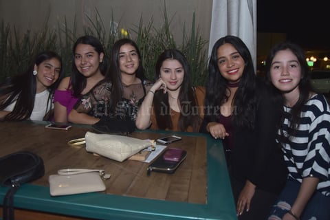 02032018 Andrea, Sofía, Ana Cris, Andrea, Vania y Andrea.