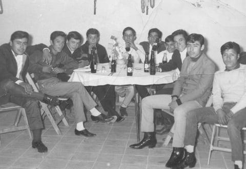 04032018 Alberto Ibarra Rodríguez con compañeros de Camionera de Torreón el 19 de diciembre de 1966.