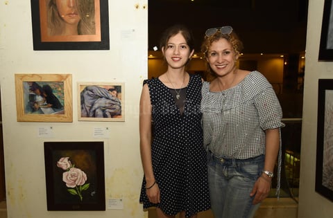 04032018 EN RECIENTE EVENTO.  Andrea Anderson y Aracely Zamora.