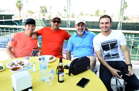 Ezequiel Rivera  Raul Arroyo Tony Jimenez y Diego Cabello