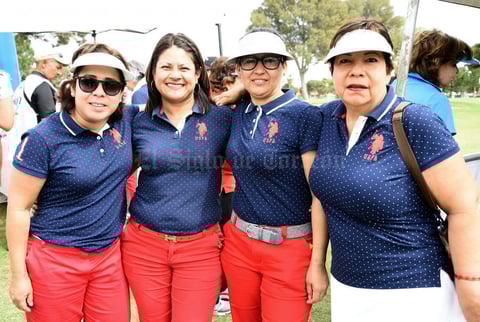 11032018 EN RECIENTE TORNEO.  Claudia Ramírez, Elisa Navarro, Rosy Castillo y Diana Mata.