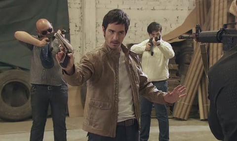Mauricio Ochmann en una escena de El Señor de los Cielos.