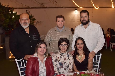 18032018 EN FESTEJO.  Claudia, Edmundo, Katia, Salvador, Valeria y Octavio.