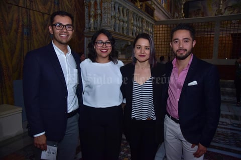 23032018 Raúl, Valeria, Claudia y Julio.