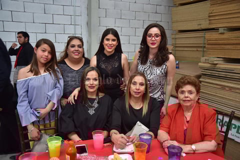25032018 EN FESTEJO.  Ana Paola, Alma, Zayra, Loretto, Carmen, Patricia y Carmen.