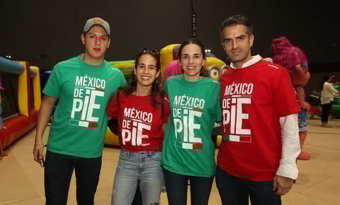 Ricardo, Valentina, María Elvira y Jaime Mijares.