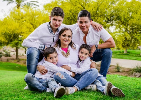 01042018 Diego, Manuel, Blanca, Leo y Matías.