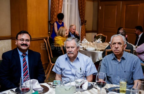 09042018 EN TOMA DE PROTESTA.  José Julián Jaquez, Óscar Antonio Prieto y Héctor García.