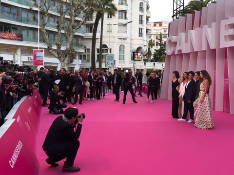 La española Ariadna Gil que afirmó que había tenido "la sensación de hacer un película".