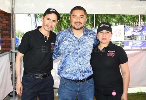 11042018 TORNEO DE GOLF.  Jorge Meza, Alejandro Zorrilla y Elisa Campos.