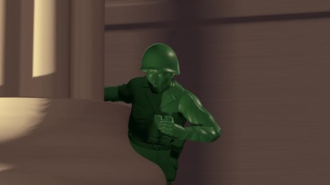 El actor también obtuvo notoriedad al dar voz al "Sargento" en Toy Story.