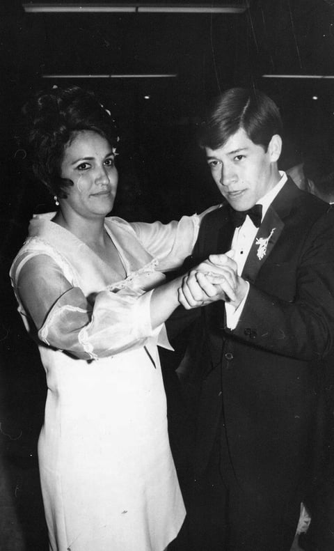22042018 Rosa María Sánchez y Javier Verdeja en 1970.