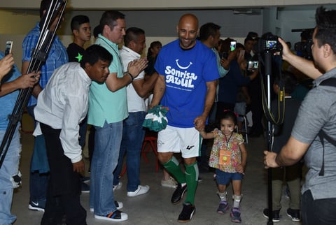 Joahan revivió bonitos momentos que pasó con Santos Laguna anoche en el partido de 'Guerreros Legendarios'.