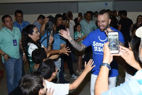 El 'Toro' fue de los más solicitados para las fotos del recuerdo.