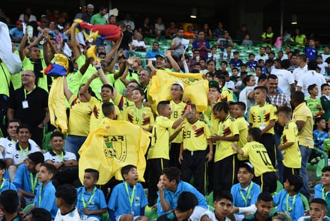 Así se vivió el ambiente en el estadio.