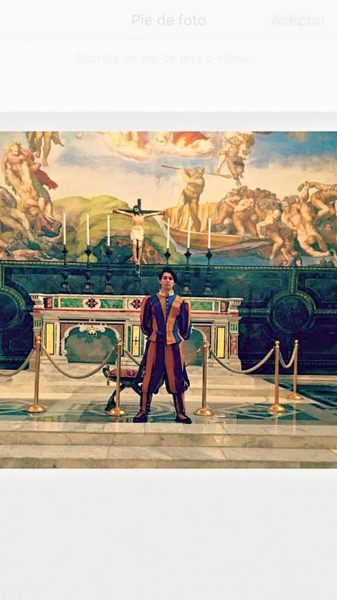 29042018 EN LA CAPILLA SIXTINA.  José Luis Madero Galán.