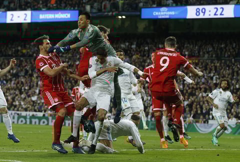 Un duelo muy parejo pudimos vivir entre Real Madrid y Bayern Múnich.