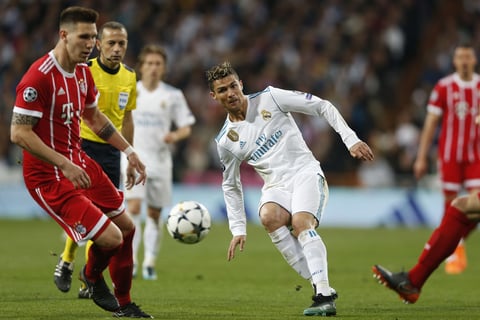 El portugués Cristiano Ronaldo se mostró poco durante la serie ante los teutones.