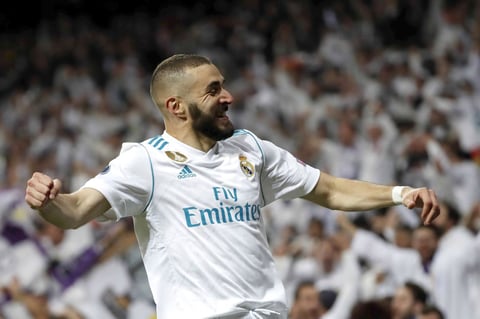 El francés marcó un doblete ante Bayern.