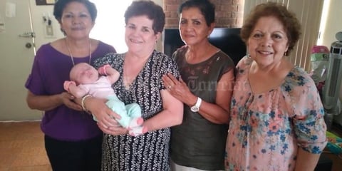 06052018 EN FAMILIA.  Luce, Merce y Cecilia Ávila, hermanas, visitaron a Asunción con motivo del nacimiento de su nieta, Maite.