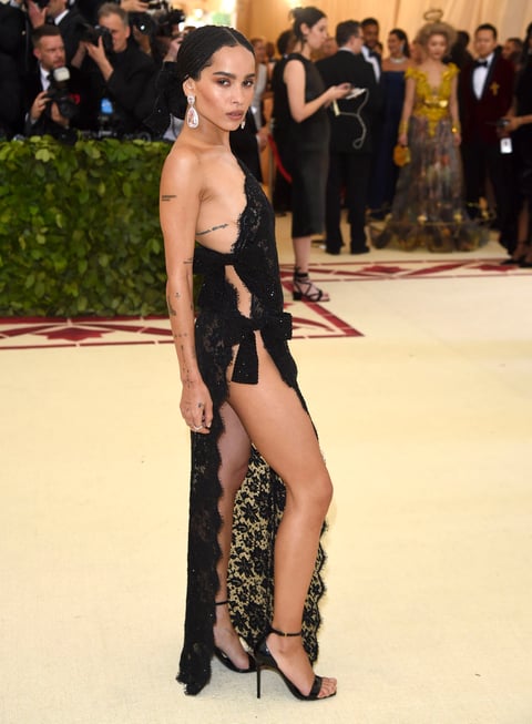 La actriz y cantante Zoë Kravitz, hija del rockero Lenny Kravitz.